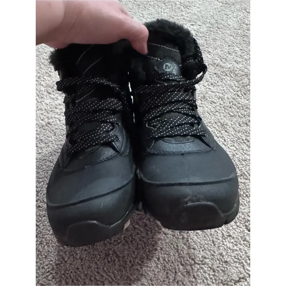 Merrell Aurora 6 Waterproof Faux Fur Lined Winter Ankle Boots Women’s Size 6.5